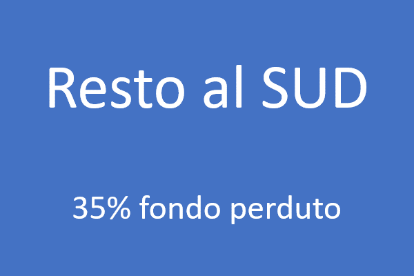 Resto al Sud per professionisti e nuovo limite di età